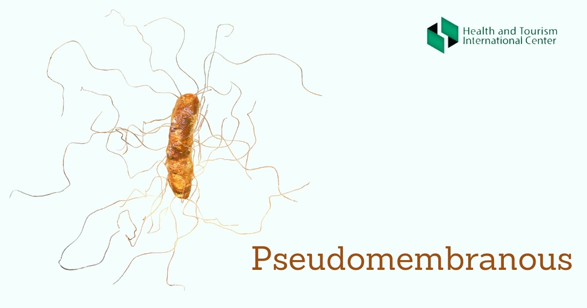 Pseudomembranous colitis - a disease that develops due to taking  antibiotics